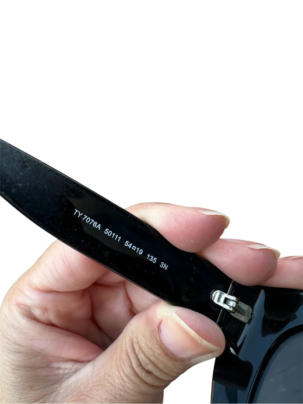 Tory Burch Black Round Oversized Sunglasses